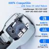 GREENCYCLE Label Maker Tape 45013 S0720530 Compatible for DYMO D1 1/2" (12mm) x 23ft (7m) for LabelManager 210D 220P 260P 160 280 420P 350 360D 450 COLORPOP LMPnP LP250 (Black Print on White, 100 PK) view 2