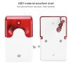 12V DC Sound & Light Alarm Siren, 110dB Adjustable Volume Security Alarm Horn with LED Strobe Flash, Anti Theft Warning Siren for Home Office Shop Garage view 4