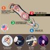 Stinger Personal Alarm Keychain Set: Safety Panic Alarm Siren, Seatbelt Cutter, Car Window Breaker, Wristlet Keychain, No Touch Door Opener Tool, Stylus Pen, Pocket Flashlight (Pink Marble) view 3
