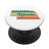 Retro Summer Nebraska Cornhusker State Outline Design PopSockets Swappable PopGrip view 1