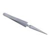 Short Straight Cross Lock Tweezers 4-1/2" Self-Closing Jewelry Stainless Tool view 4