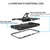 DuraSafe Cases for iPhone 7 Plus iPhone 8 Plus 5.5" [ 2016/2017 ] A1661 A1784 A1785 A1864 A1897 A1898 Military Printed Rugged Heavy Duty Case with Kickstand - Military Gray(Without Holster) view 4