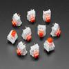Linear Red Kailh Mechanical Switches - 10 Pack - Cherry MX Red Compatible view 1
