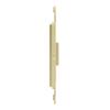 1-Port Single Gang Keystone Decora Style Insert Strap (Ivory) view 2