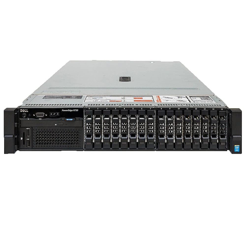 PowerEdge Dell R730 Server | 2X 2697V3-2.6Ghz = 28 Core | 128GB | 2X 500GB SSD (Renewed)