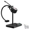 Yealink WH62 Wireless Headphones with Mic, Connects Deskphone and Laptop, Easy to Use Work from Home Office Apps Compatibility - Teams, Zoom, RingCentral, 8x8, Vonage, Microfiber Included view 1