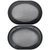 2 Pcs for 5x7 Inch Speaker Conversion Grill Cover High-Grade Car Audio Decorative Circle Metal Mesh Grille Protection Net Black 205x145mm/8.07x5.71in view 1