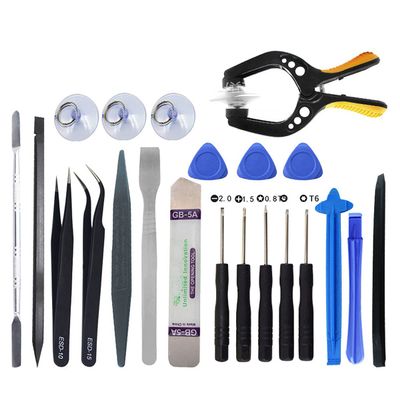 Precision Small Repair Tools Kit, Repair Screwdriver Set for Fixing Cell Phone Watch Computer Tablet, 22 in 1 Opening Pry Tool Repair Kit Set, 1 Set