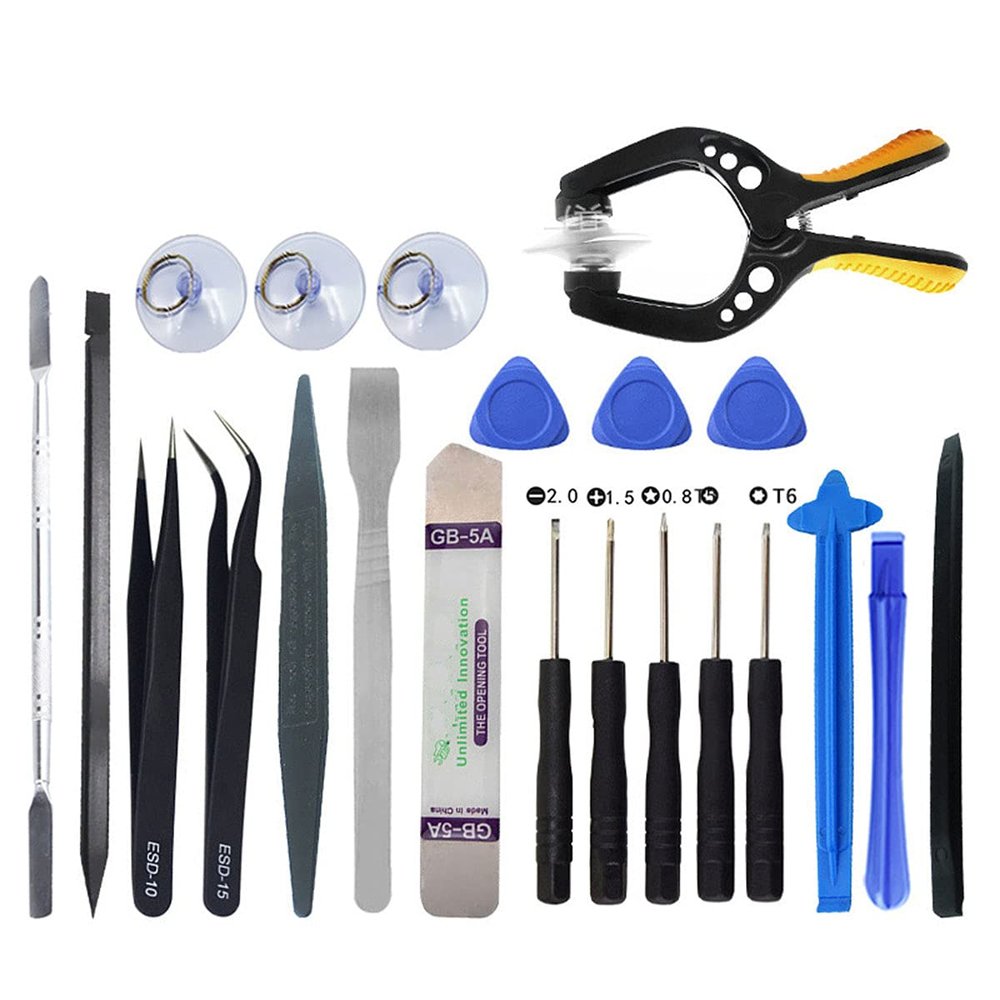 Precision Small Repair Tools Kit, Repair Screwdriver Set for Fixing Cell Phone Watch Computer Tablet, 22 in 1 Opening Pry Tool Repair Kit Set, 1 Set