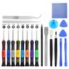 Precision Small Repair Tools Kit, Repair Screwdriver Set 20 in 1 for Fixing Cell Phone Watch Computer Tablet, Cell Phone Opening Pry Tool Repair Kit Set, 1 Set view 1
