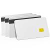20Pack SLE4442 Chip Cards w/Hico 2 Track Mag Stripe Blank Smart Contact IC Card - White Sublimation Printable Gift/VIP Card view 1