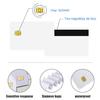20Pack SLE4442 Chip Cards w/Hico 2 Track Mag Stripe Blank Smart Contact IC Card - White Sublimation Printable Gift/VIP Card view 3