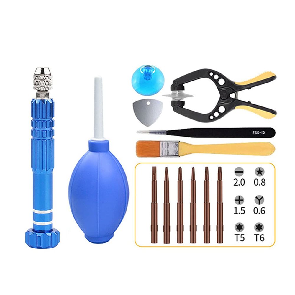 Precision Small Repair Tools Kit, Repair Screwdriver Set 13 in 1 for Fixing iOS Phones Tablets Watchs, Opening Pry Tool Repair Kit Set, 1 Set