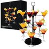 mikamax Cocktail Tree Stand - Expandable - Gin Tree - Champagne Stand - Party Supplies - Cocktail Party - 12 Arms - 55,5 Centimeter - Excluding Glasses view 1