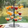 mikamax Cocktail Tree Stand - Expandable - Gin Tree - Champagne Stand - Party Supplies - Cocktail Party - 12 Arms - 55,5 Centimeter - Excluding Glasses view 2