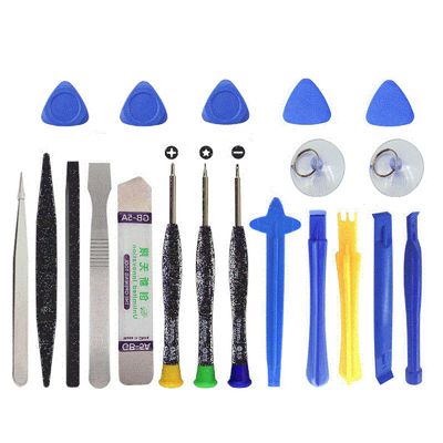 Precision Small Repair Tools Kit, Repair Screwdriver Set 20 in 1 for Fixing Cell Phone Watch Computer Tablet, 45# Steel Opening Pry Tool Repair Kit Set, 1 Set