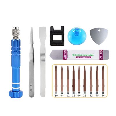Precision Small Repair Tools Kit, Repair Screwdriver Set 15 in 1 for Fixing Cell Phone Watch Computer Tablet, Opening Pry Tool Repair Kit Set, 1 Set