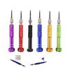 Precision Small Repair Tools Kit, Repair Screwdriver Set 6 in 1 for Fixing Cell Phone Watch Computer Tablet, Removable Opening Pry Tool Repair Kit Set, 1 Set view 2