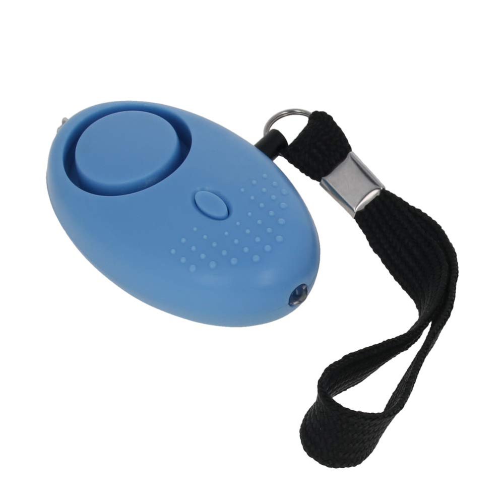 Bettomshin Safe Sound Personal Alarm, 2Pcs 130DB Personal Security Alarm Keychain with LED Light, Emergency Self-Defense Security Alarm for Women Men Children Elderly, Light Blue