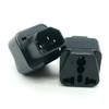 GRLRCR UPS IEC C14 to Universal Female US EU UK AU C13 &1 (2in1) Adapter Power Plug/Socket(2 Pack) view 1
