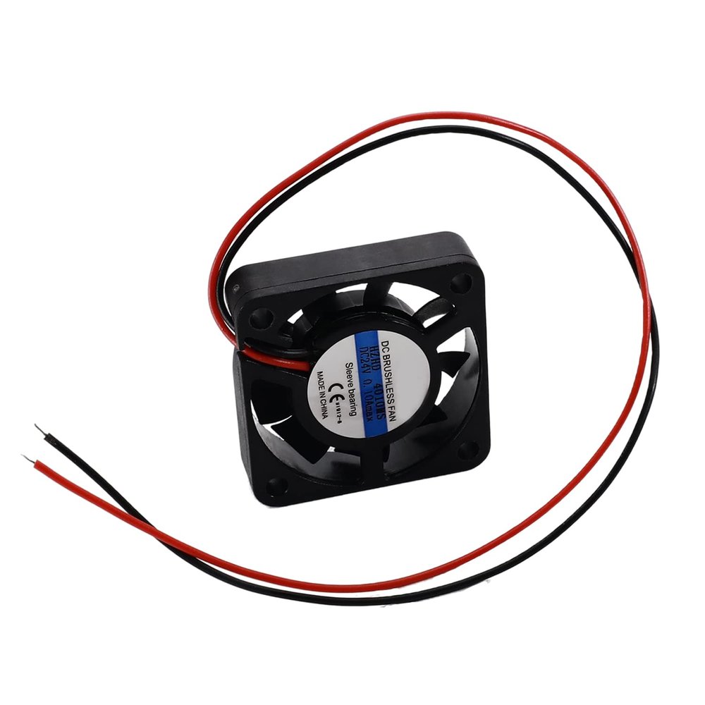 Aicosineg 2.4W Brushless Cooling Fan 24V Sleeve Bearing Computer Case Fan Oil Bearing Low Noise Air Exhaust Vent Fans Cooling Radial Centrifugal Flow Blower for Computer Case CPU Radiator 40x40x10mm