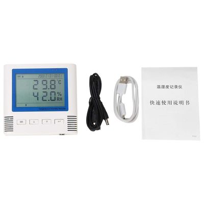 EVTSCAN Temperature and Humidity Recorder USB Large Screen Wide Viewing Angle LCD Display -3