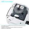 GREENCYCLE 40913 D1 Label Maker Refills S0720680 Black on White Tape Compatible for DYMO LabelManager 210D 220P 260P 280 420P LM160 350 360D 450 COLORPOP LMPnP LP250, 3/8" (9mm) x 23ft (7m)-100 Pack view 2