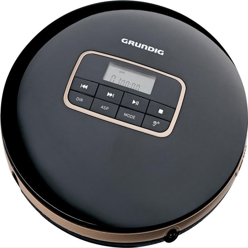 GRUNDIG Cd Player Personal Cd Player Black, W128329607 (Black)