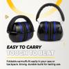 TradeSmart NRR 28 Ear Protection Headphones - One-Size-Fits-All Design, Ear Protection for Shooting, Work, Construction, Mowing view 2