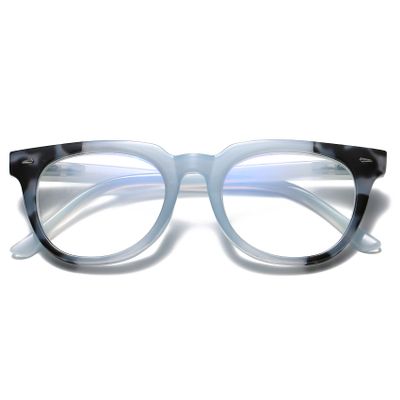 Bevi Reading Glasses Blue Light Blocking Magnify Glasses with Spring Hinge Anti Eye Strain for Men and Women R107C2-4.00