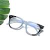 Bevi Reading Glasses Blue Light Blocking Magnify Glasses with Spring Hinge Anti Eye Strain for Men and Women R107C2-4.00 view 3