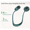 UOOD Neck Fan Personal Fan, USB Fan Hands Free Rechargeable Neckband Fan for Hiking, Climbing, Summer Outdoor Sports, 3 Levels, Improved Version Low Noise Design (Color : Green) view 3