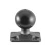 iBOLT 38mm / 1.5 inch Ball Composite AMPS Adapter Plate for Industry Standard Dual Ball Socket mounting arms view 1