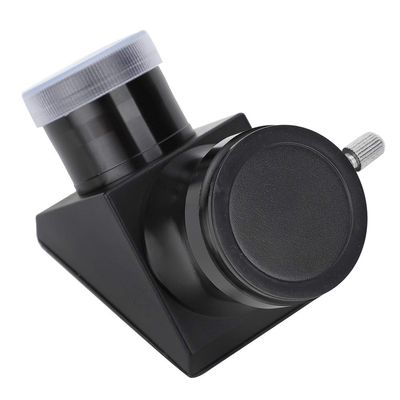 1.25'' Mirror Star Diagonal,90 Degree Black Erect Image Lens Astronomical Telescope Universal Accessories with Screw Fixation,for Telescope