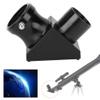 1.25'' Mirror Star Diagonal,90 Degree Black Erect Image Lens Astronomical Telescope Universal Accessories with Screw Fixation,for Telescope view 3