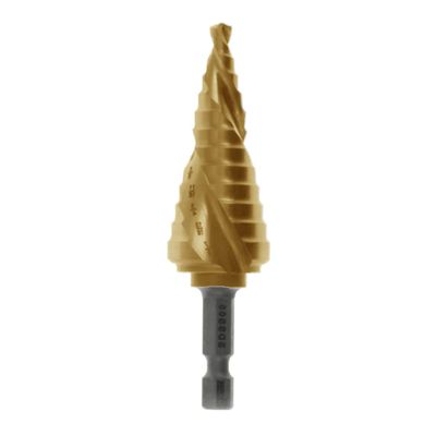 Morse Switchback SDSS06TIN, Self Starting, TiN Coated, High Speed Steel Step Drill, 1 bit