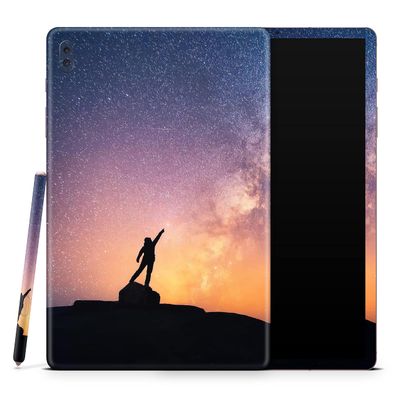Design Skinz Reach for The Stars Full-Body Wrap Decal Skin-Kit Compatible with Samsung Galaxy Tab S5e (Screen Trim and Back Glass)
