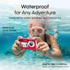 Minolta MN40WP 48MP Waterproof Digital Camera  Dual LCD Screens, 2.7K QHD Video, 16x Digital Zoom, Anti-Shake, Face Detection, 10ft Waterproof (Red) view 4