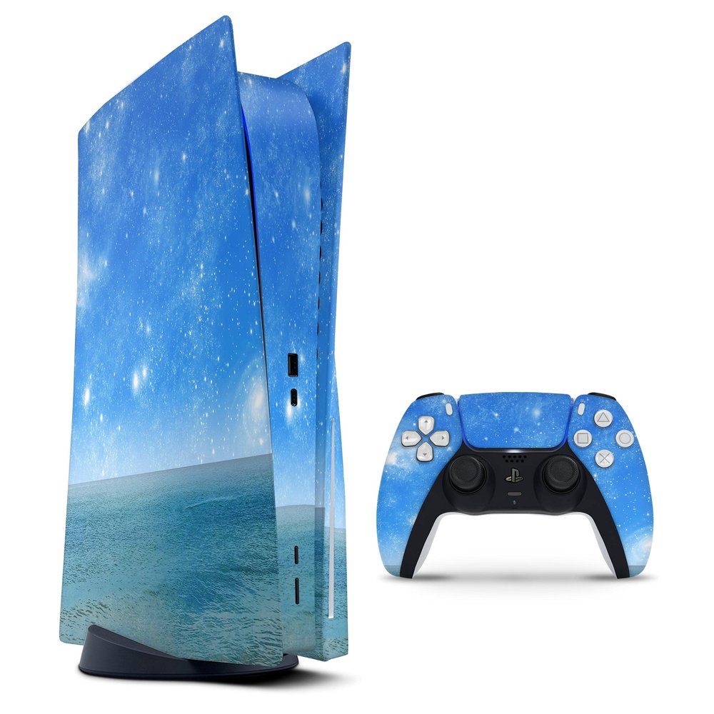 Design Skinz Fantasy Fantasea Full-Body Cover Wrap Decal Skin-Kit Compatible with Sony Playstation 4 Console + Controller