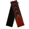 USA Knifemaker Supply UltreX Linen - Black & Red - 3/8" - Knife Handle Material view 1