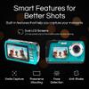 Minolta MN40WP 48MP Waterproof Digital Camera  Dual LCD Screens, 2.7K QHD Video, 16x Digital Zoom, Anti-Shake, Face Detection, 10ft Waterproof (Blue) view 4