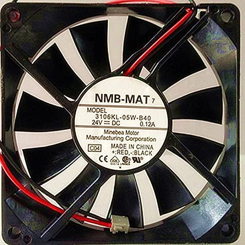 3106KL-05W-B40 24V 80MM Fan 24V 0.12A 8CM 8015 Industrial Computer Cooling Fan
