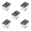 Bettomshin LED Digital Dispaly Common Cathode 10 Pin 2 Bit 0.59 x 0.5 x 0.24 inch (LxWxH) 0.28" Red Display Digital 2821AS 5pcs view 1
