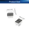 Bettomshin LED Digital Dispaly Common Cathode 10 Pin 2 Bit 0.59 x 0.5 x 0.24 inch (LxWxH) 0.28" Red Display Digital 2821AS 5pcs view 2