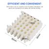 10GTEK Cable Organizing and Bundler Tool25-Hole Cable Dresser for Data Center, Server Rooms and Machine Room Wire Management and Organizer, Perfect for Cable Management(CAT5, CAT6) view 2