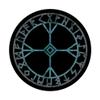 Algiz runes protection symbol viking circle nordic celtic PopSockets Swappable PopGrip view 3
