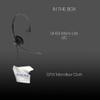 Yealink UH34 Mono UC Lite Wired Headset (USB-C), Connects to Deskphone, PC/Mac, Softphones - Works with Teams, Zoom, RingCentral, 8x8, Vonage, Global Teck Microfiber Included view 2