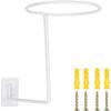 Inzopo 6pcs Helmet Holder Helmet Hanger Rack Helmet Display Storage Rack Basketball Holder Wall Mounted Hook Multifunctional Display Rack for Coats, Hats, Caps, Wigs view 3