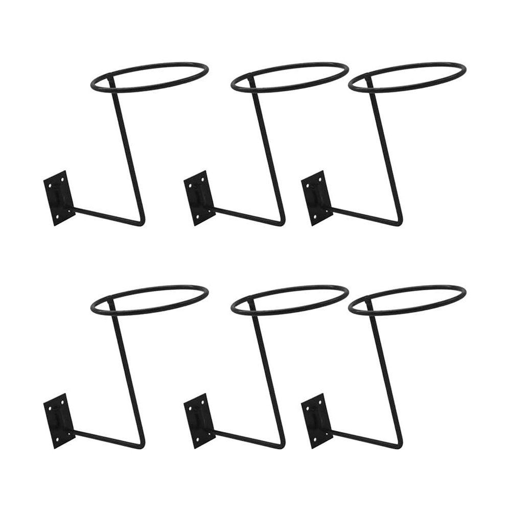 Inzopo 6pcs Helmet Holder Helmet Hanger Rack Helmet Display Storage Rack Basketball Holder Wall Mounted Hook Multifunctional Display Rack for Coats, Hats, Caps, Wigs