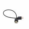 HangTon Thin Soft HDMI to HDMI 2.0 4K Cable for ZCAM E2 F6 Sony Canon Panasonic AU-EVA1 Blackmagic BMPCC 4K Camera ATOMOS Portkeys BM5 Monitor 12'' view 3